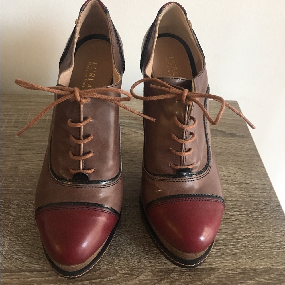 Furla lace up heels